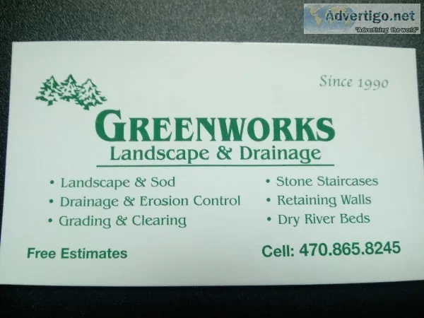 Greenworks Landscape and Drainage