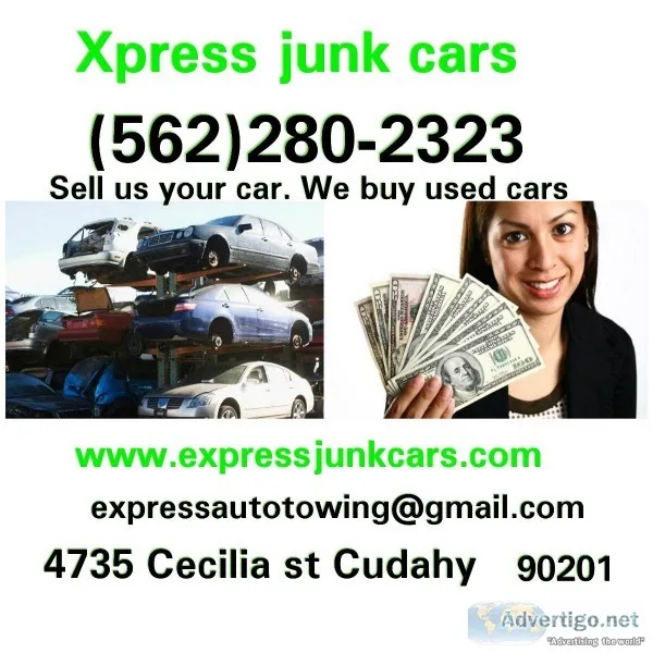 Xpress junk cars we pay cash