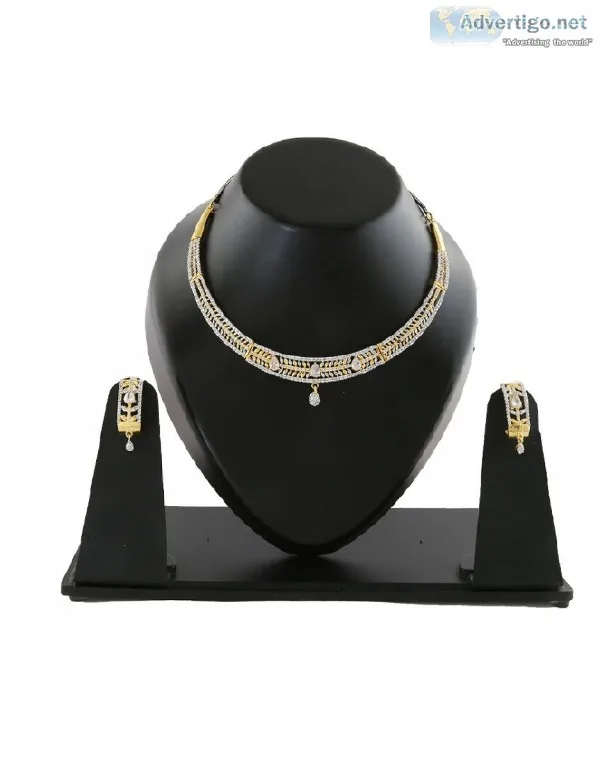 Buy Diamond Necklace for Women at Anuradha Art Jewellery