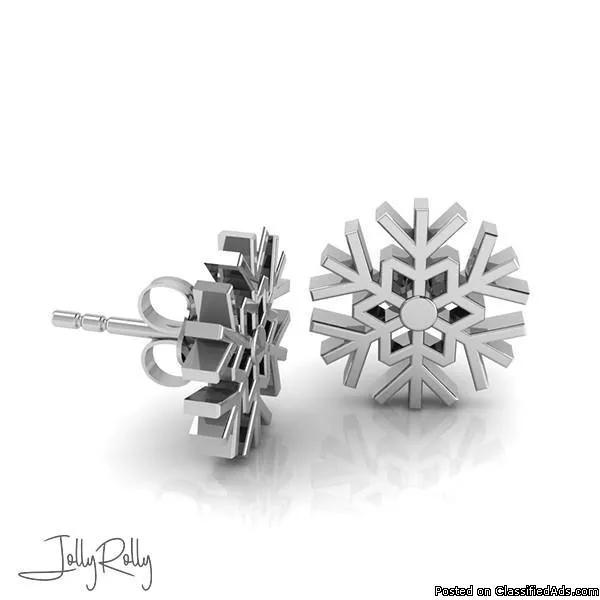 Mandala Flowers Silver Earrings and Studs by JollyRolly