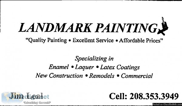 PAINTER WITH 30 YEARS  EXPERIENCE