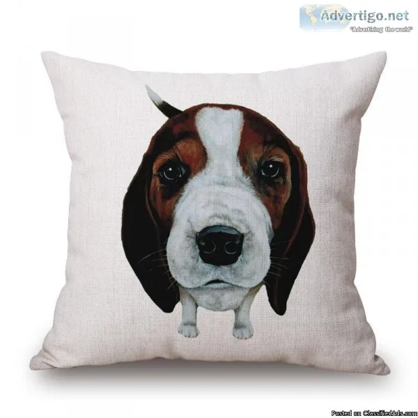 Beagle Throw Pillow Case