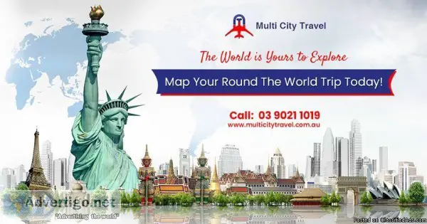 Book cheap round the world flights for hassle-free multi destina