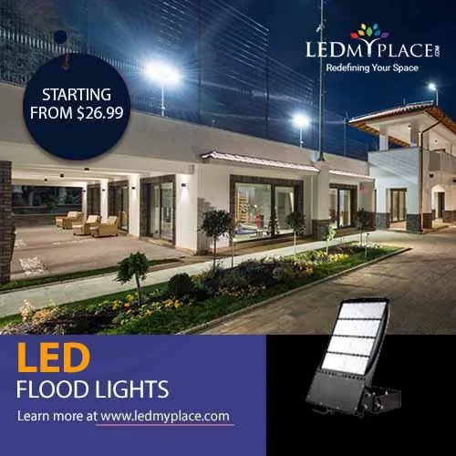 Install LED Flood Lights For Better Outdoor Lighting
