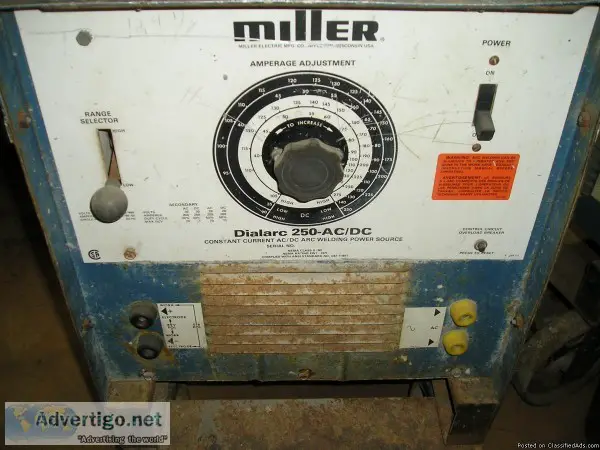 3-Miller 250 Electric stick welder