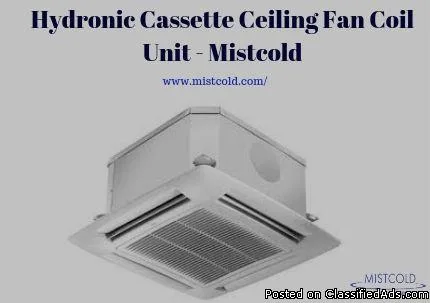 Carrier Hydronic Cassette Ceiling Fan Coil - Mistcold