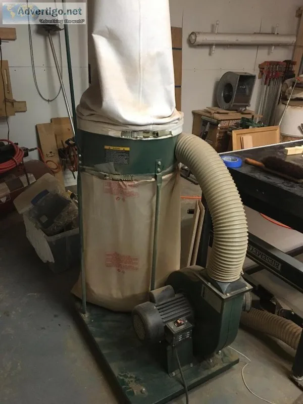 Rikon 2 HP Dust Collector w hoses