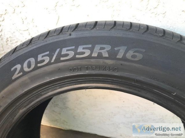 Tires set of 4 P20555R16