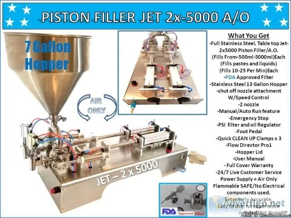 PISTON FILLER JET 2x-5000 AO