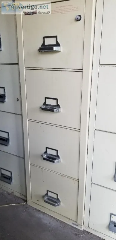 4-Drawer Vertical Fireproof Filing Cabinet