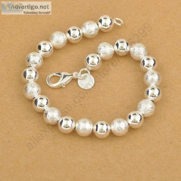 Gorgeous Sterling Beaded Bracelet at Whole Sale Price