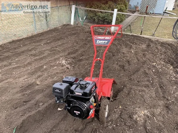 Tiller Troy Bilt Tuffy with new engine