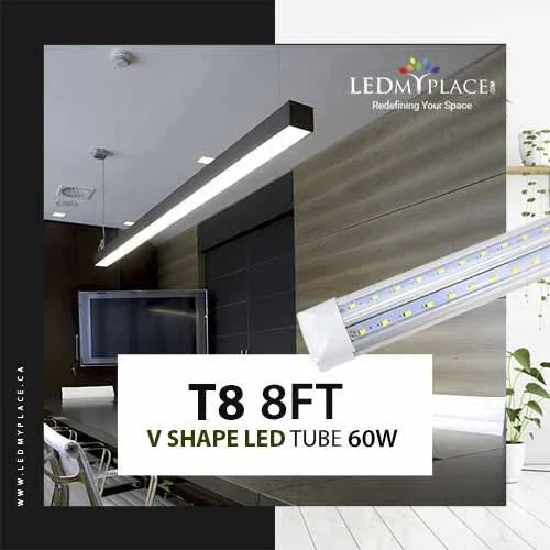 Buy The Best T8 8ft V shape LED Tube Integrated on Sale 