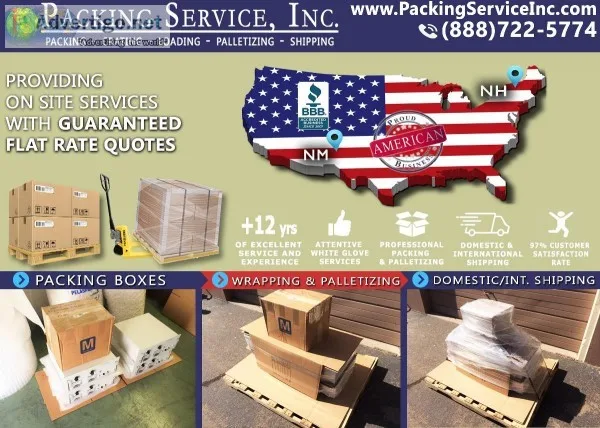 Packing Service Inc. Las Cruces NM - Industrial Crates  Palletiz