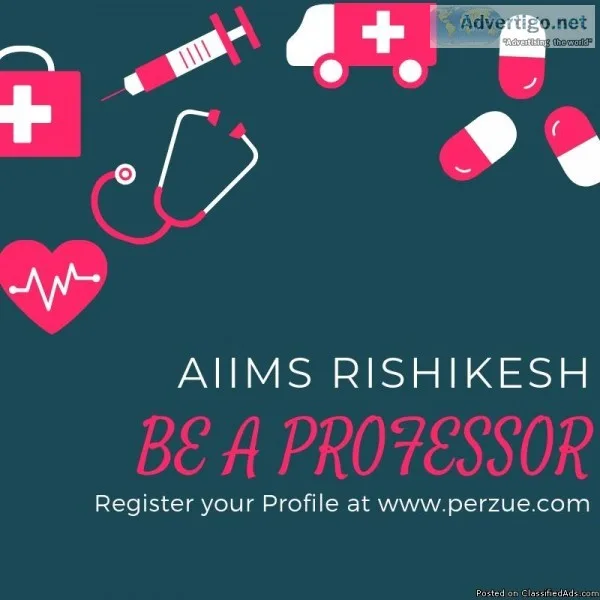 Required Assistant Professor for different specialities in AIIMS