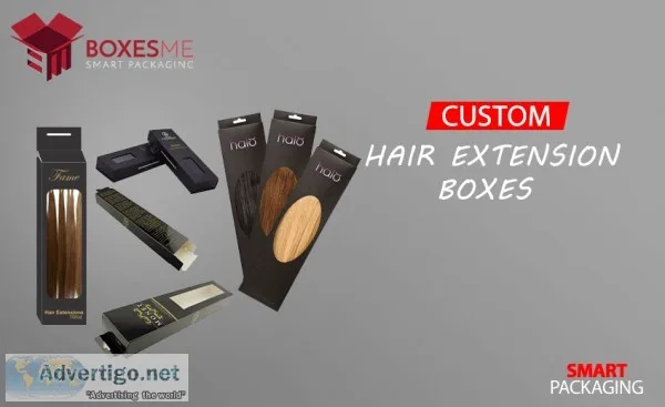 Get Your Printed Custom Hair Extensions Packaging from us