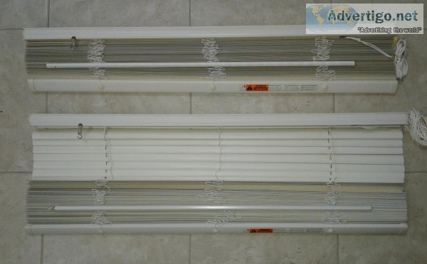 1" BALI VINYL MINI BLINDS-SET OF 2