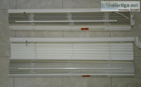 1&quot BALI VINYL MINI BLINDS-SET OF 2
