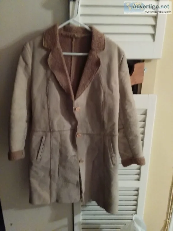 Leather coat