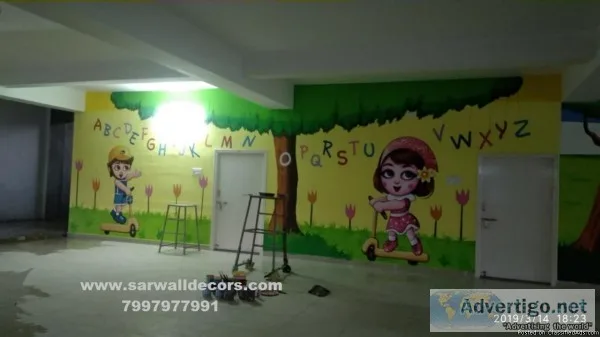 Art work for school wall in Hyderabad