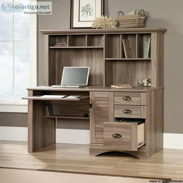 Computer Desk  office desk with Hutch