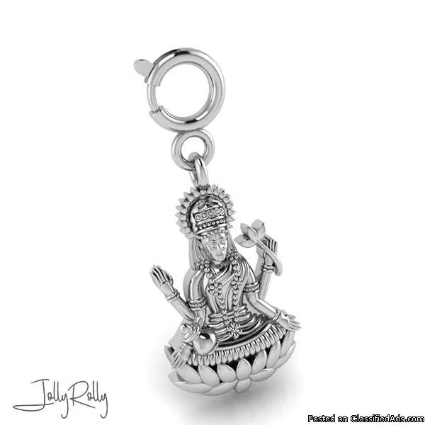 Goddess Saraswati Charm and Silver Jewellery By JollyRolly