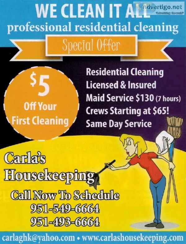 Relax and enjoy your summer we will do the dirty Job for You