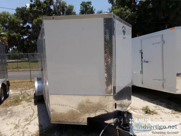 7 x 16 Standard Enclosed Cargo Trailer WV- nose - 70509