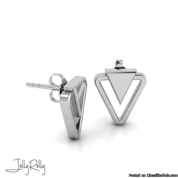 Aasmaa Silver Earrings and Studs by JollyRolly
