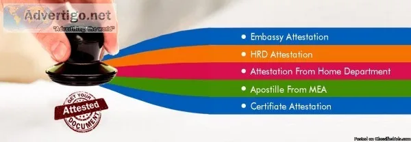 Certificate Attestation MEA HRD  in Chennai India.