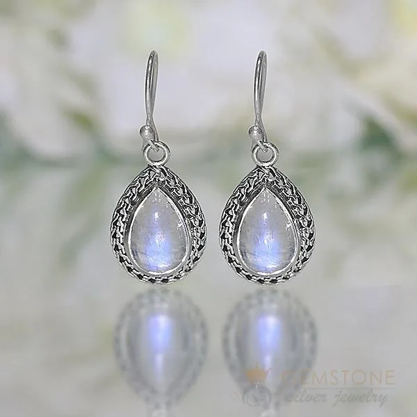 Moonstone Earring - Vivid Druppel - GSJ