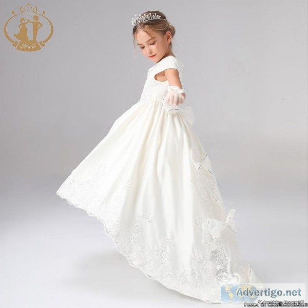 New Elegant Lace Dress with bows