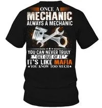 15% OFF - Exclusive Mechanics T-shirts are now available in colo