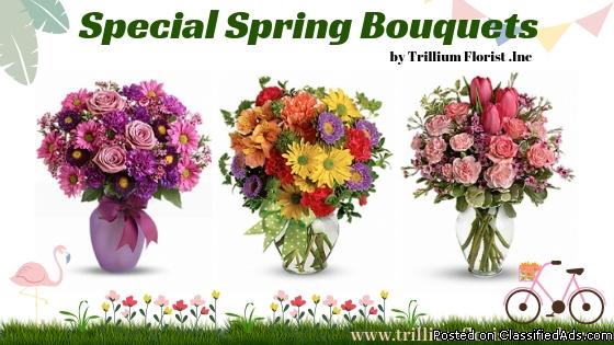 Special Hand-Picked Spring Bouquets by Trillium Florist Canada