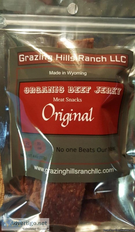 Organic Beef Jerky 1 lb