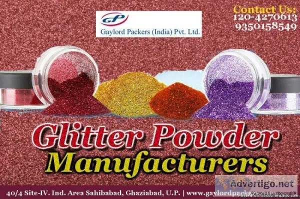 Glitter Powder Manufacturers - Gaylord Packers (India) Pvt. Ltd