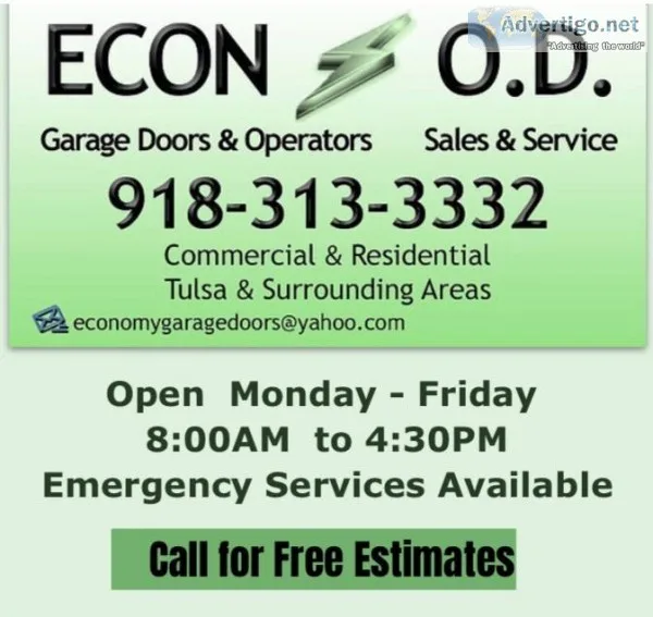 Garage door service