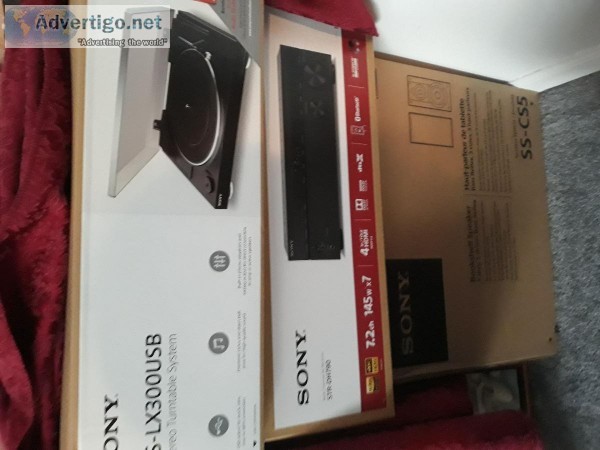 Black Sony Stereo System