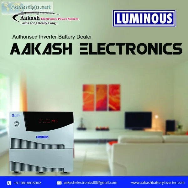 Advantages Of Installing Luminous Battery  Aakash Electronics