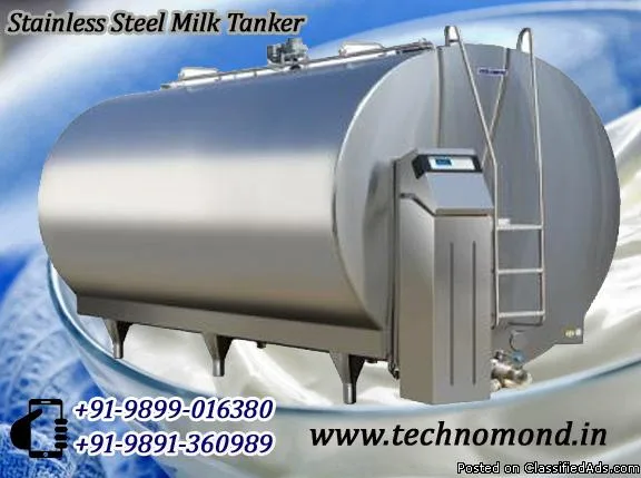 Stainless Steel Milk Tanker