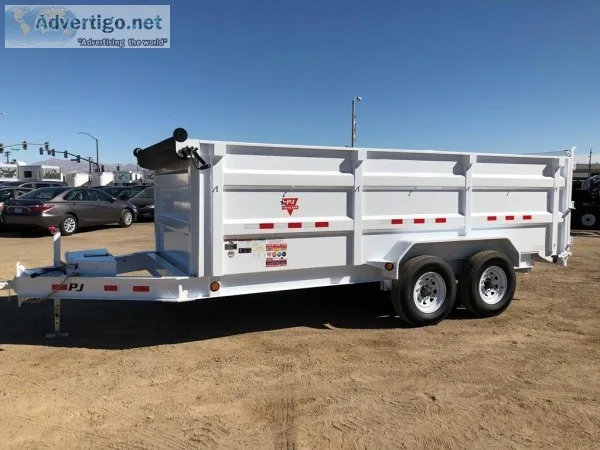 Low Pro Dump Trailer PJ Dump Trailer DK162-4-OB