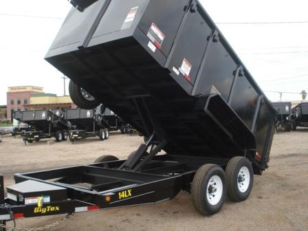 2019 Big Tex Dump Trailer GVWR 14000 lbs 7x14 Equipment Hauler B