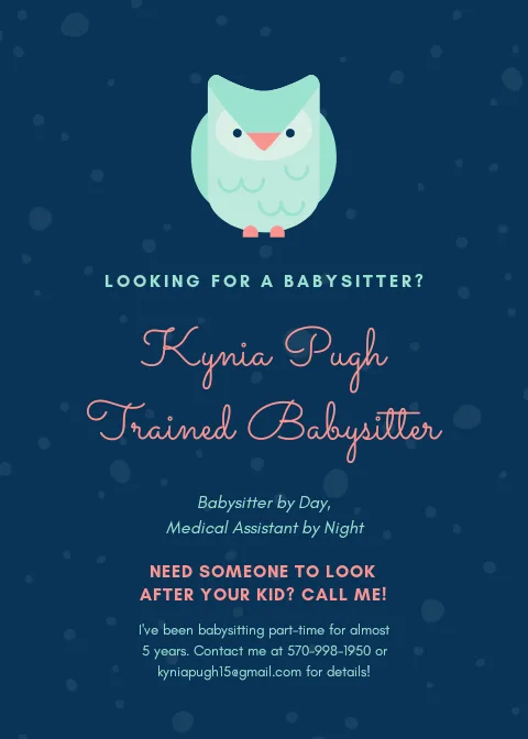 Babysitting Service Available