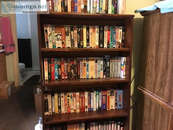 650VHS movies and player