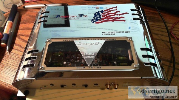 American ProBass Machine Limited Edition 2 Channel 600W Amp V.S.
