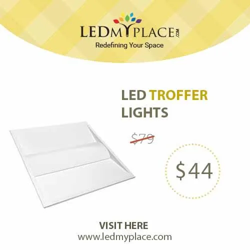 Use UL Certified 2X4 LED Troffer lights inside Offices