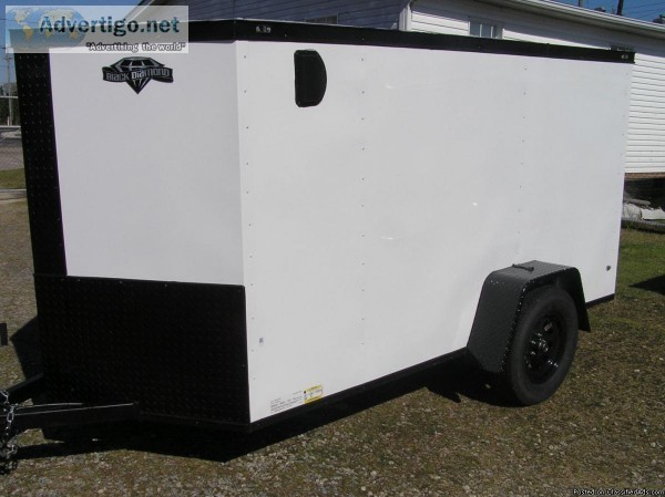 5 x 10 Custom Enclosed Cargo Trailer WBlackout Package - 71766