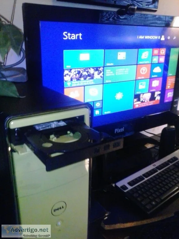 APPLE GREENBLACK DESKTOP WIN.8 AND XP -500 GB.HARD DRIVE