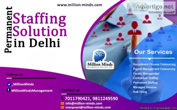 Permanent Staffing Solution In Delhi