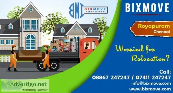 Top Trusted packers and movers  in Royapuram  Chennai